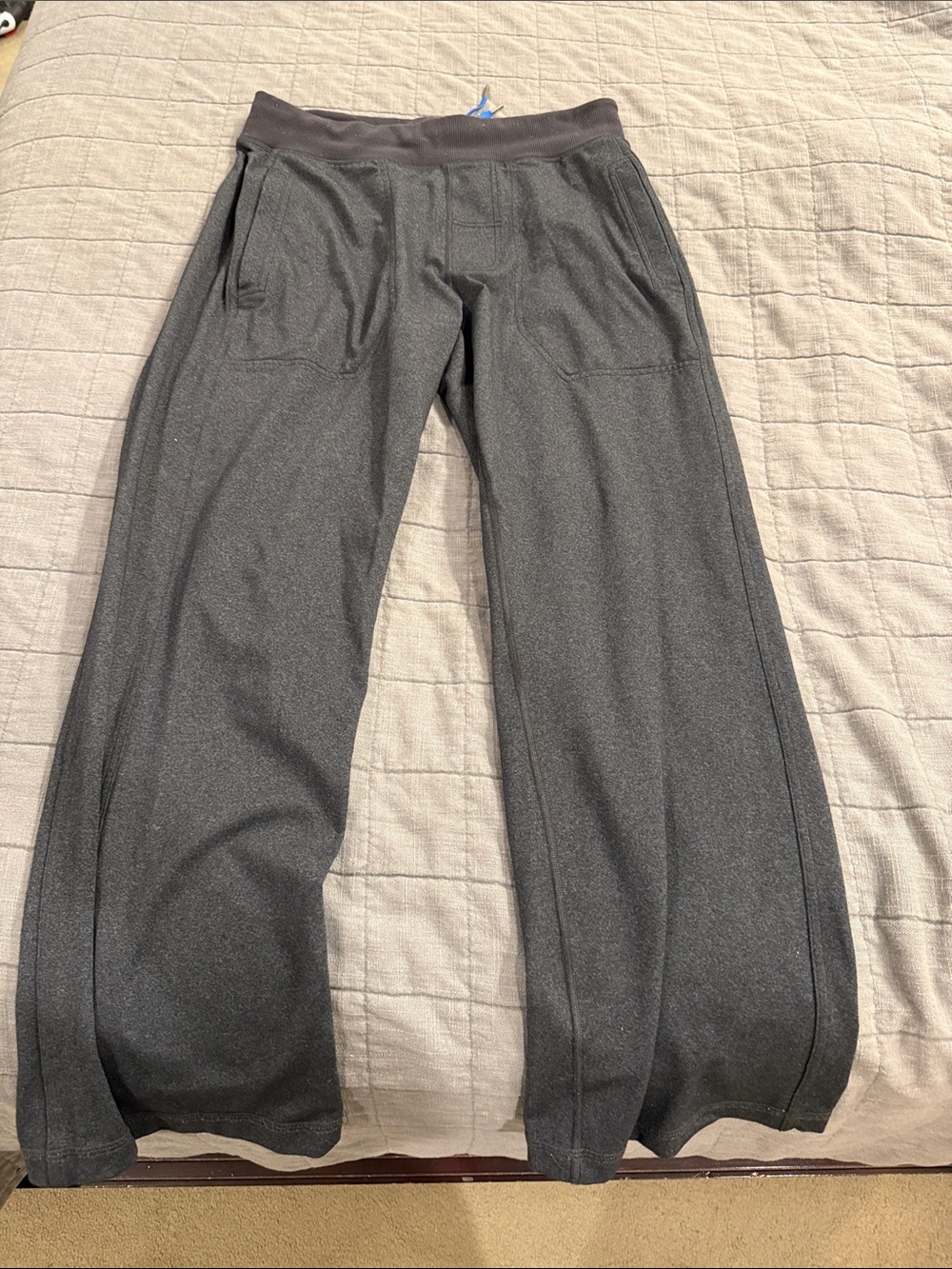 lululemon athletica Men's Charcoal Wide-Leg Joggers